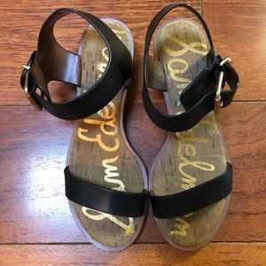 Sam Edelman Sandals with gold heel